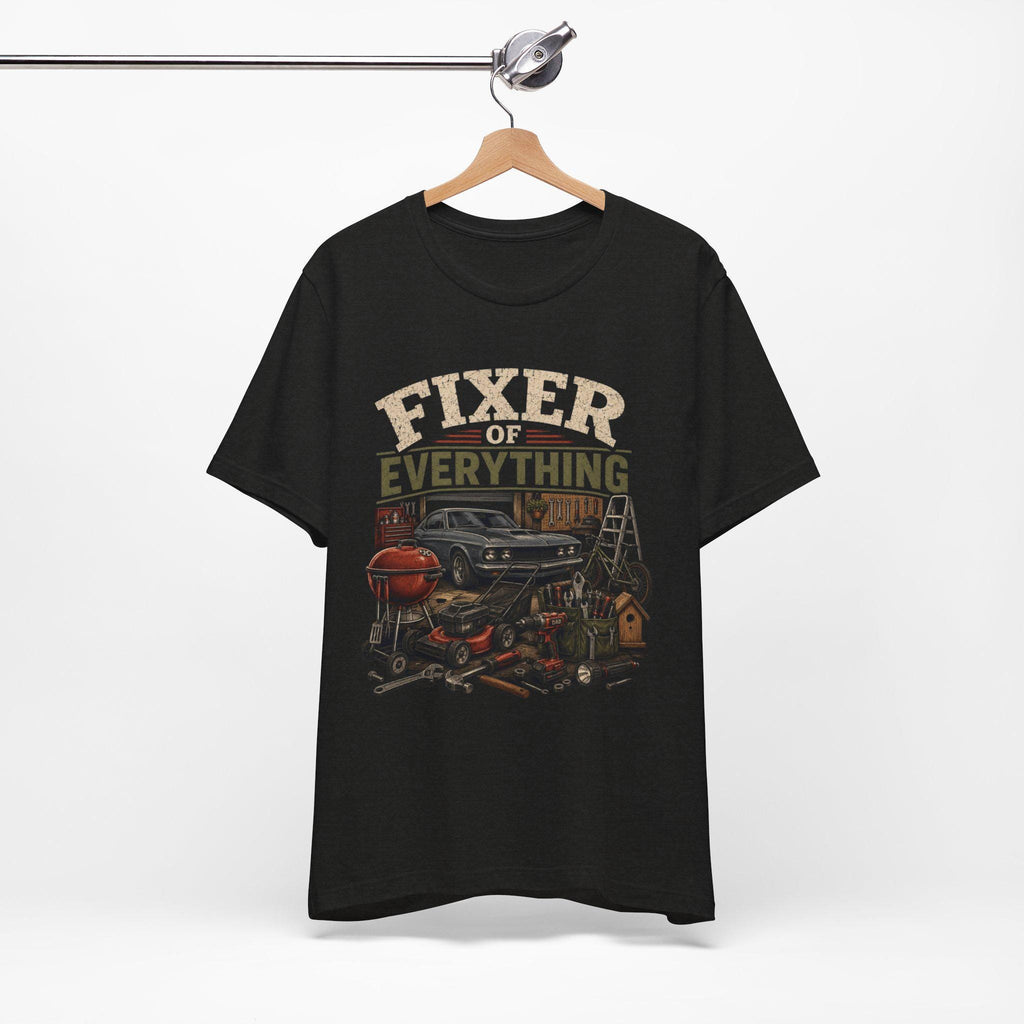 Fixer of Everything T-Shirt | Vintage Garage Tools Car Ladder Grill