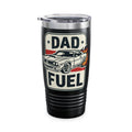 Dad Fuel Muscle Car Tumbler, 20oz Stainless Steel Travel Cup | Retro Car Graphic