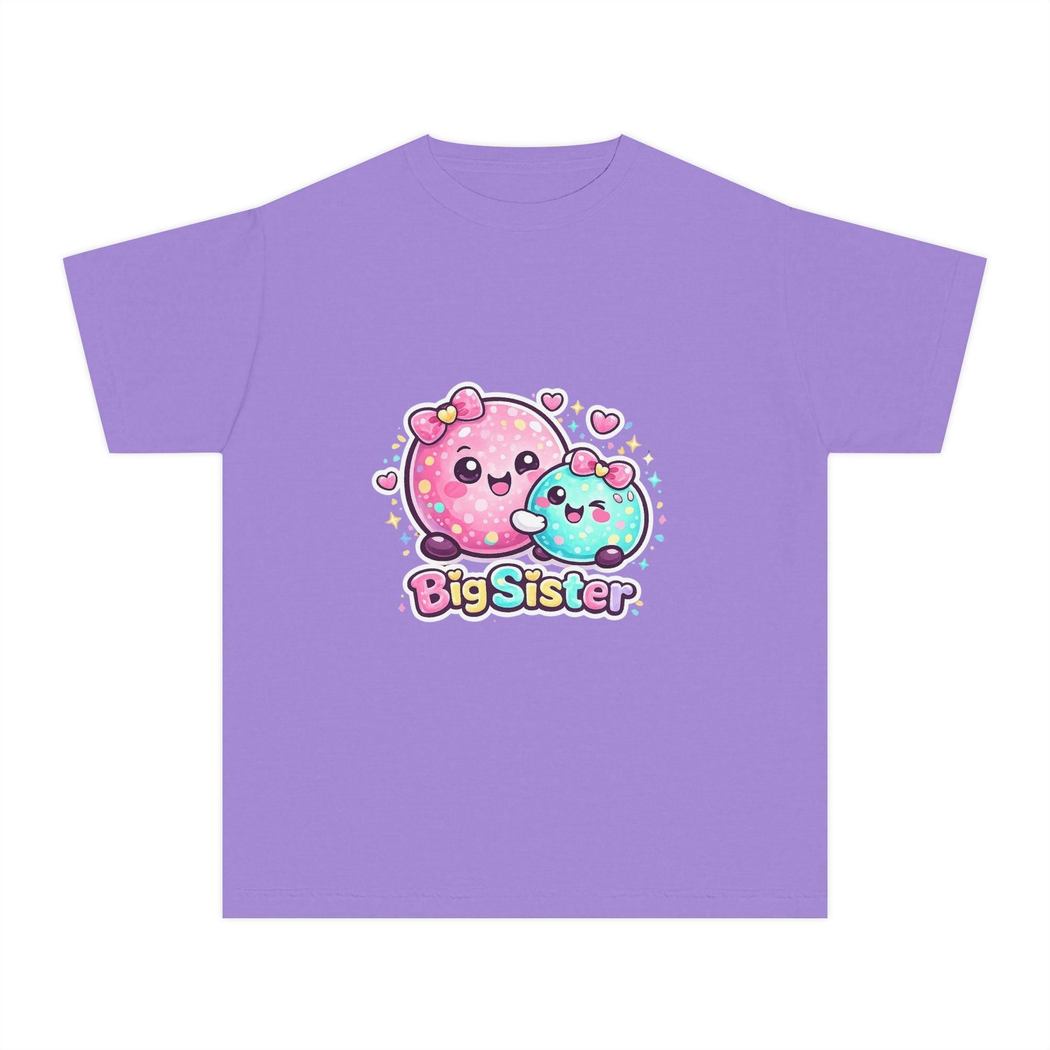 Cute Kawaii Donuts Big Sister Tee | Kid youth shirt, pastel sibling design