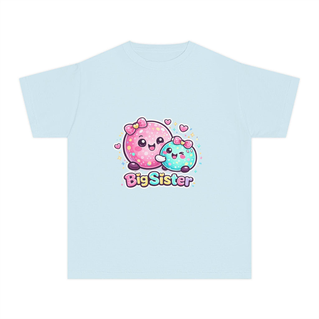 Cute Kawaii Donuts Big Sister Tee | Kid youth shirt, pastel sibling design