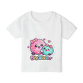 Big Sister Cute Donut Characters Toddler T-shirt | Sibling Announcement