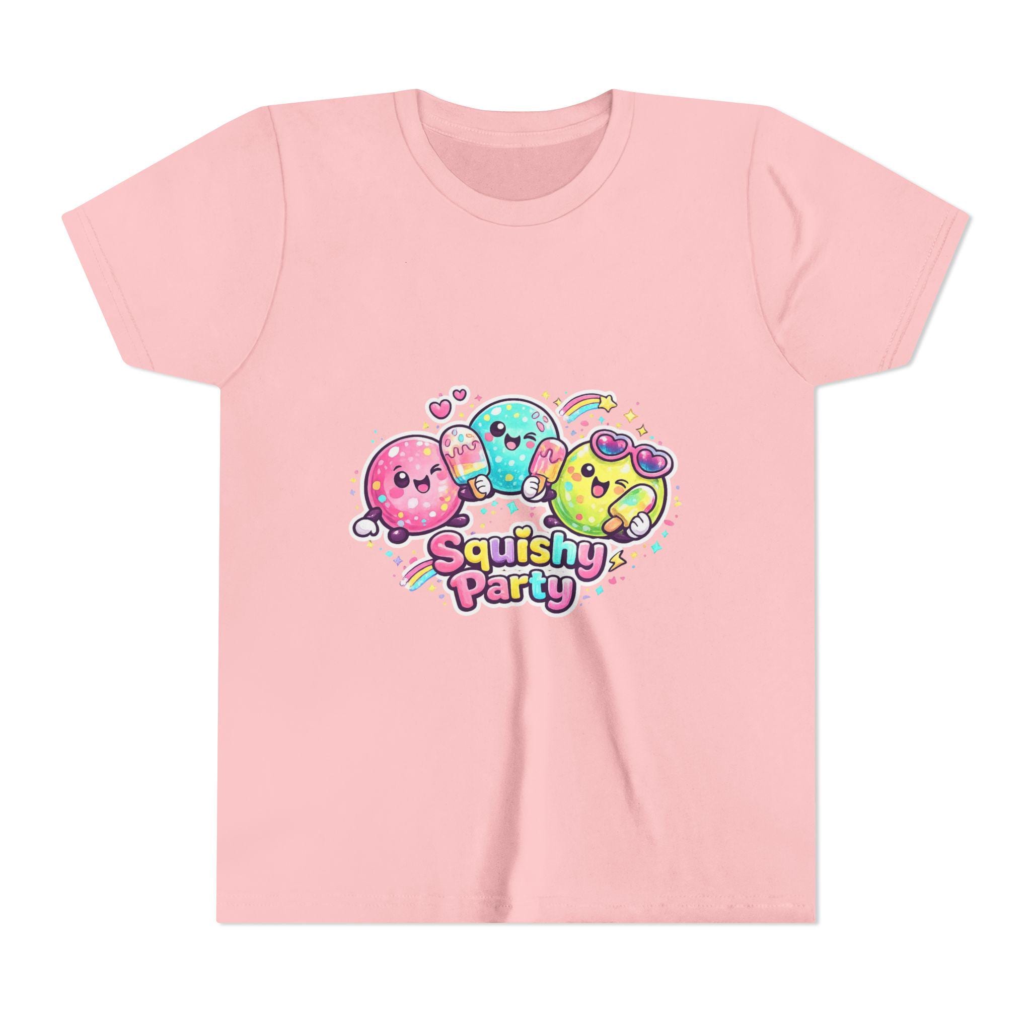 Squishy Party Cute Character Tee | Kids kawaii marshmallow shirt