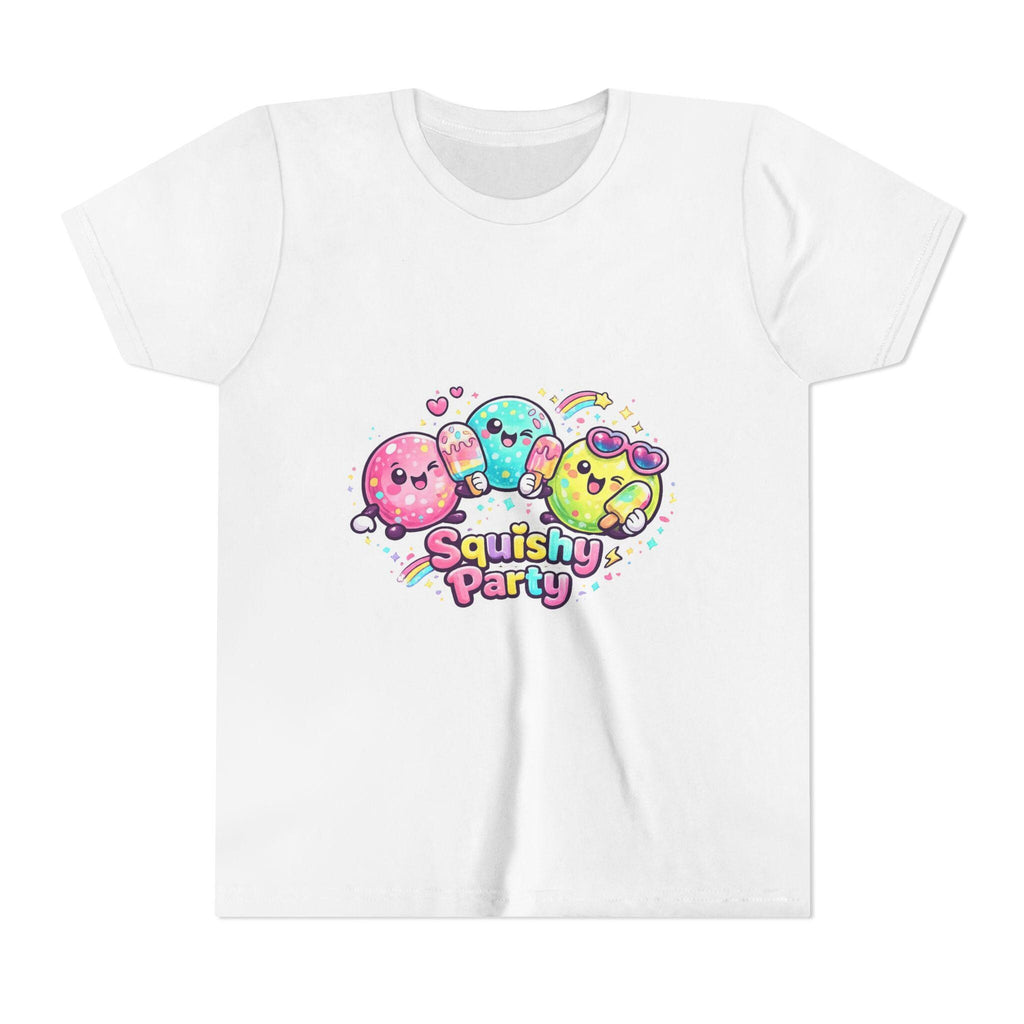 Squishy Party Cute Character Tee | Kids kawaii marshmallow shirt