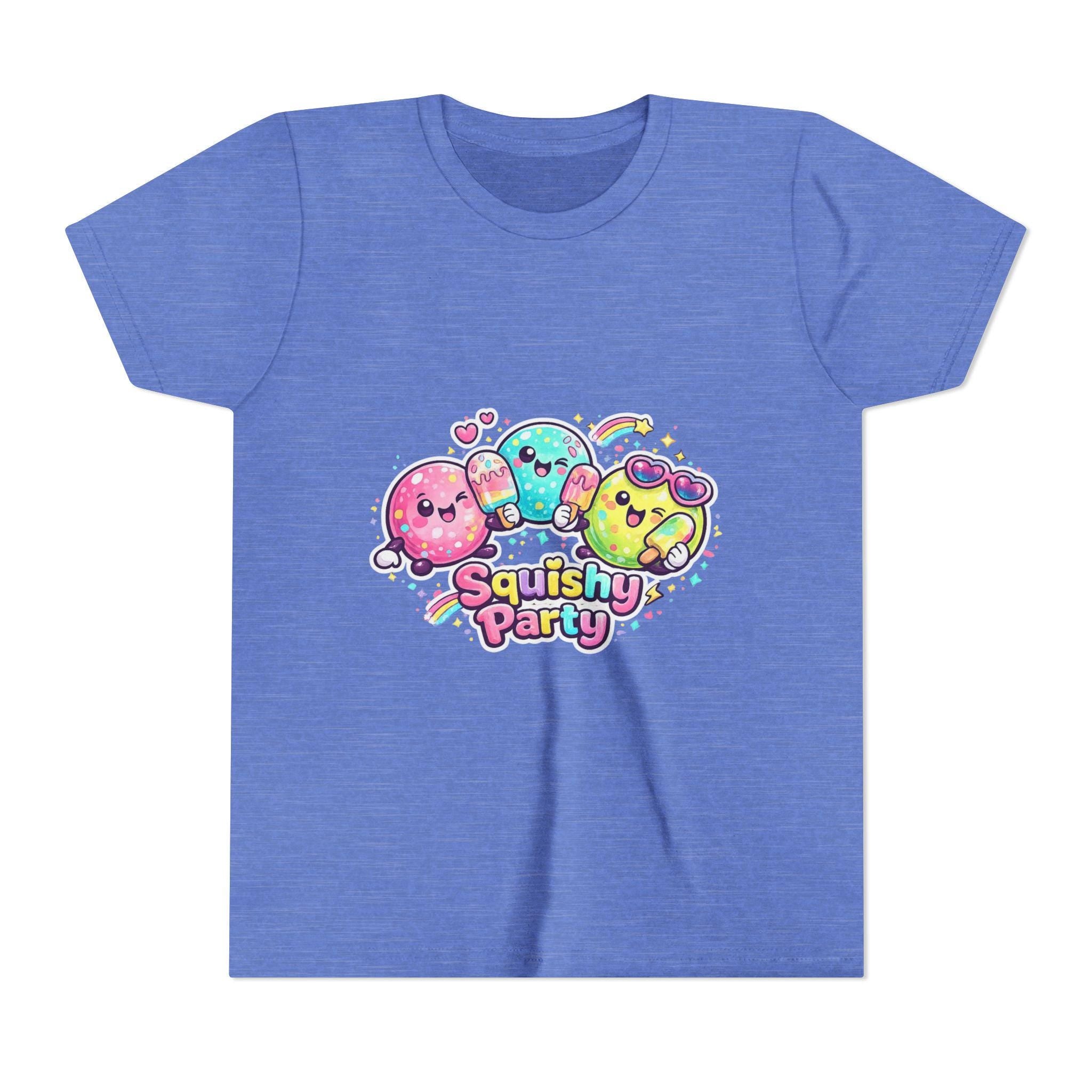 Squishy Party Cute Character Tee | Kids kawaii marshmallow shirt