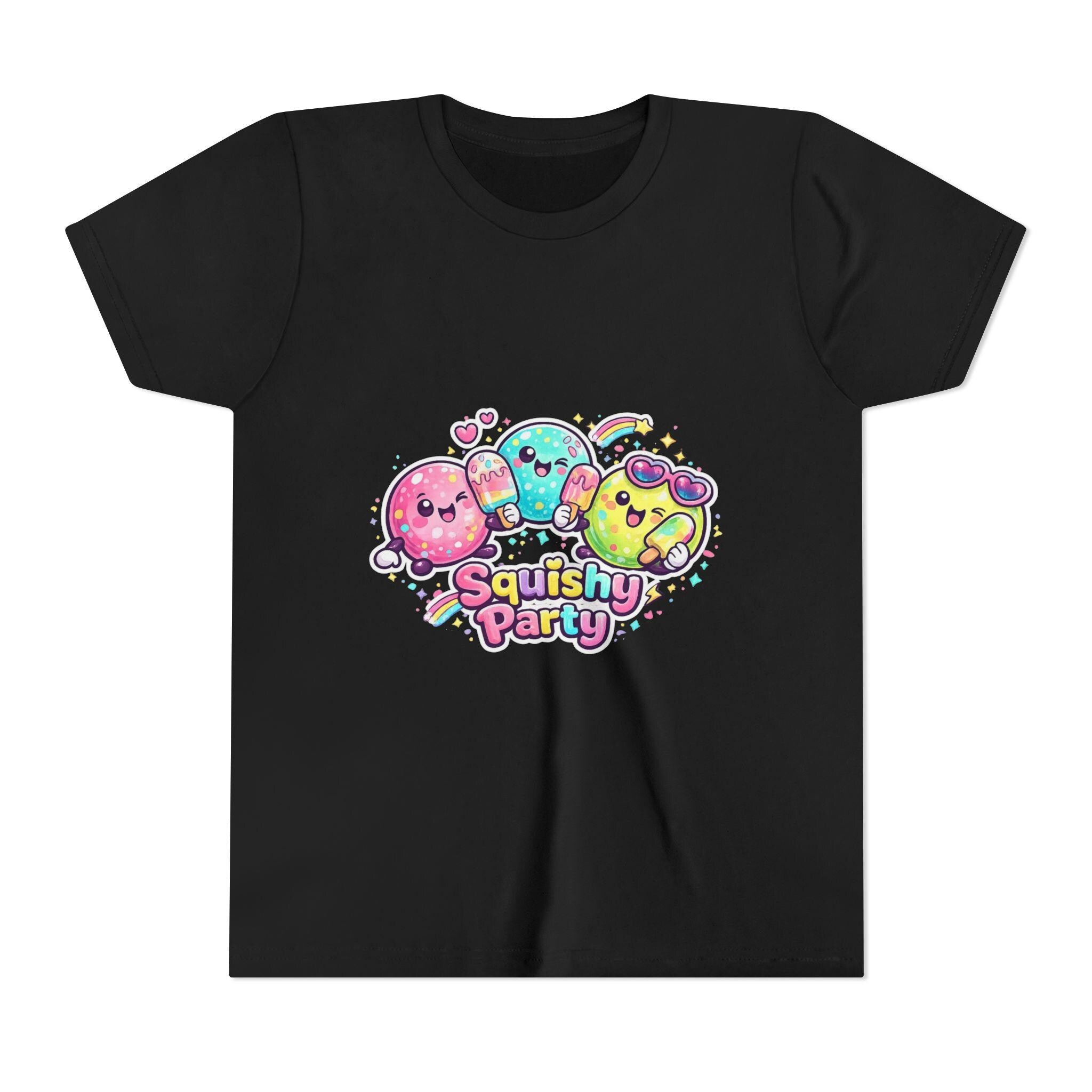 Squishy Party Cute Character Tee | Kids kawaii marshmallow shirt