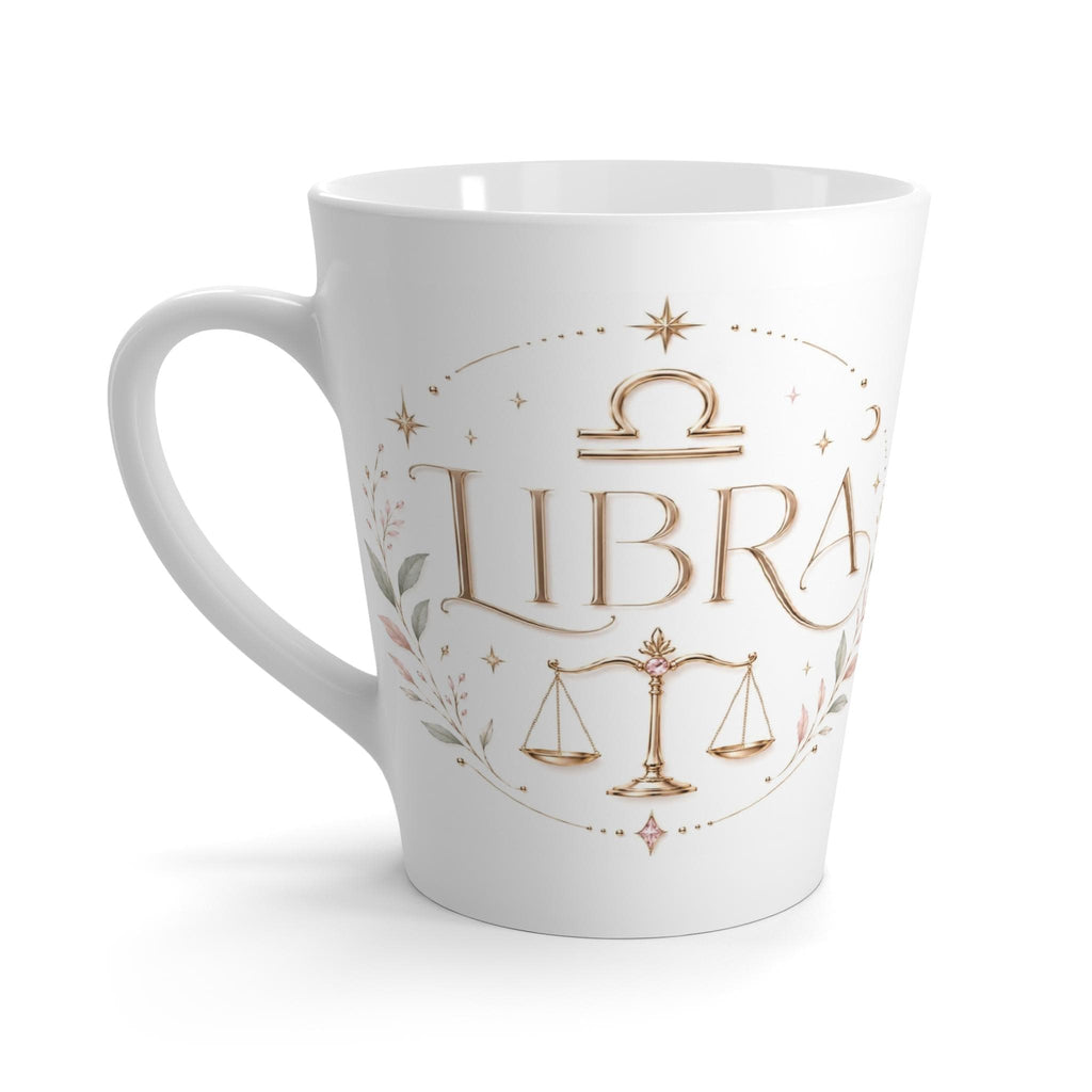 Libra Zodiac Scales latte mug | Astrology Horoscope Coffee Cup