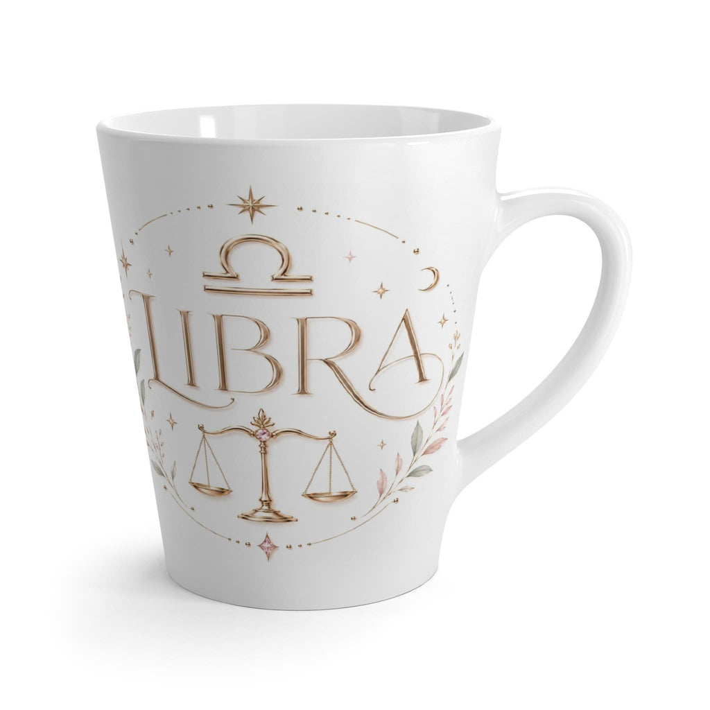 Libra Zodiac Scales latte mug | Astrology Horoscope Coffee Cup