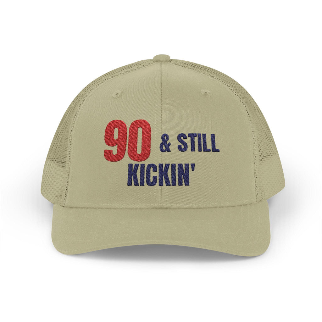 90 & Still Kickin' Snapback Trucker Cap | Birthday Celebration