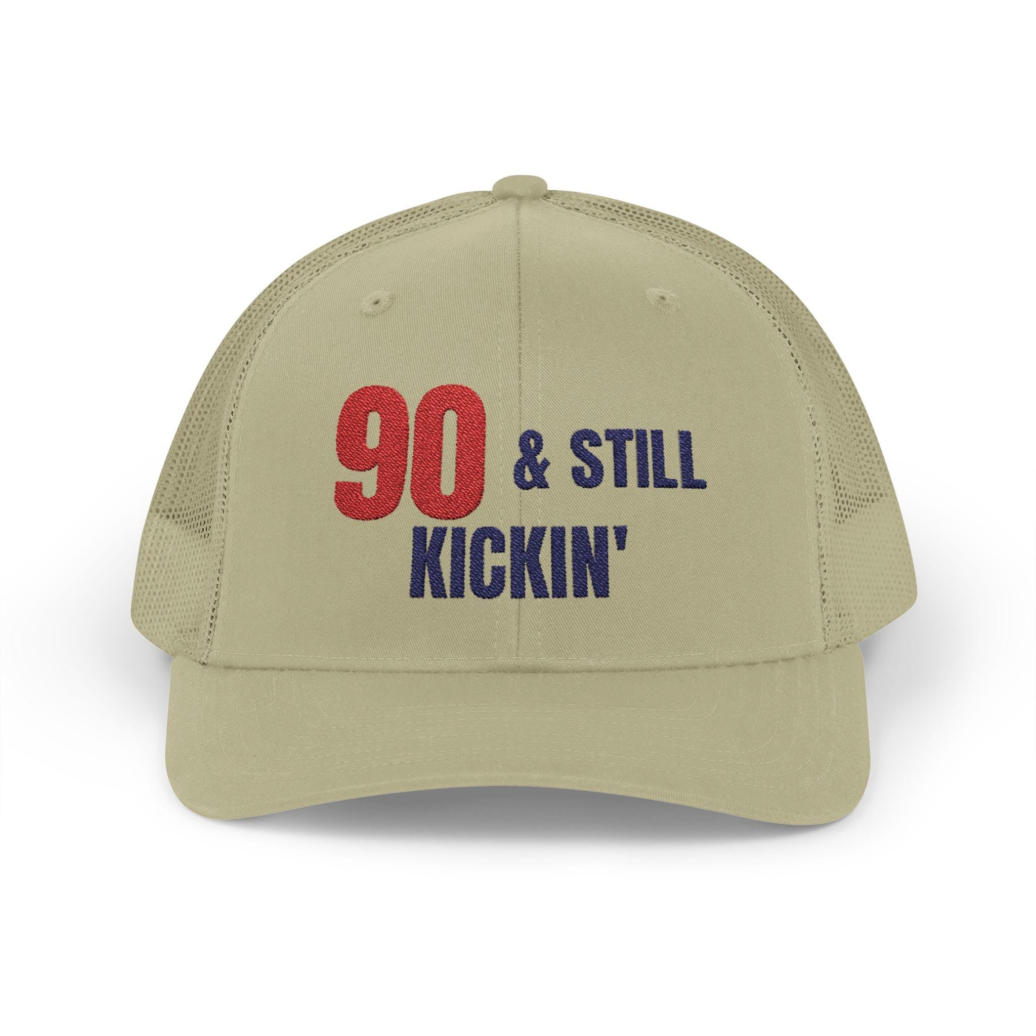 90 & Still Kickin' Snapback Trucker Cap | Birthday Celebration
