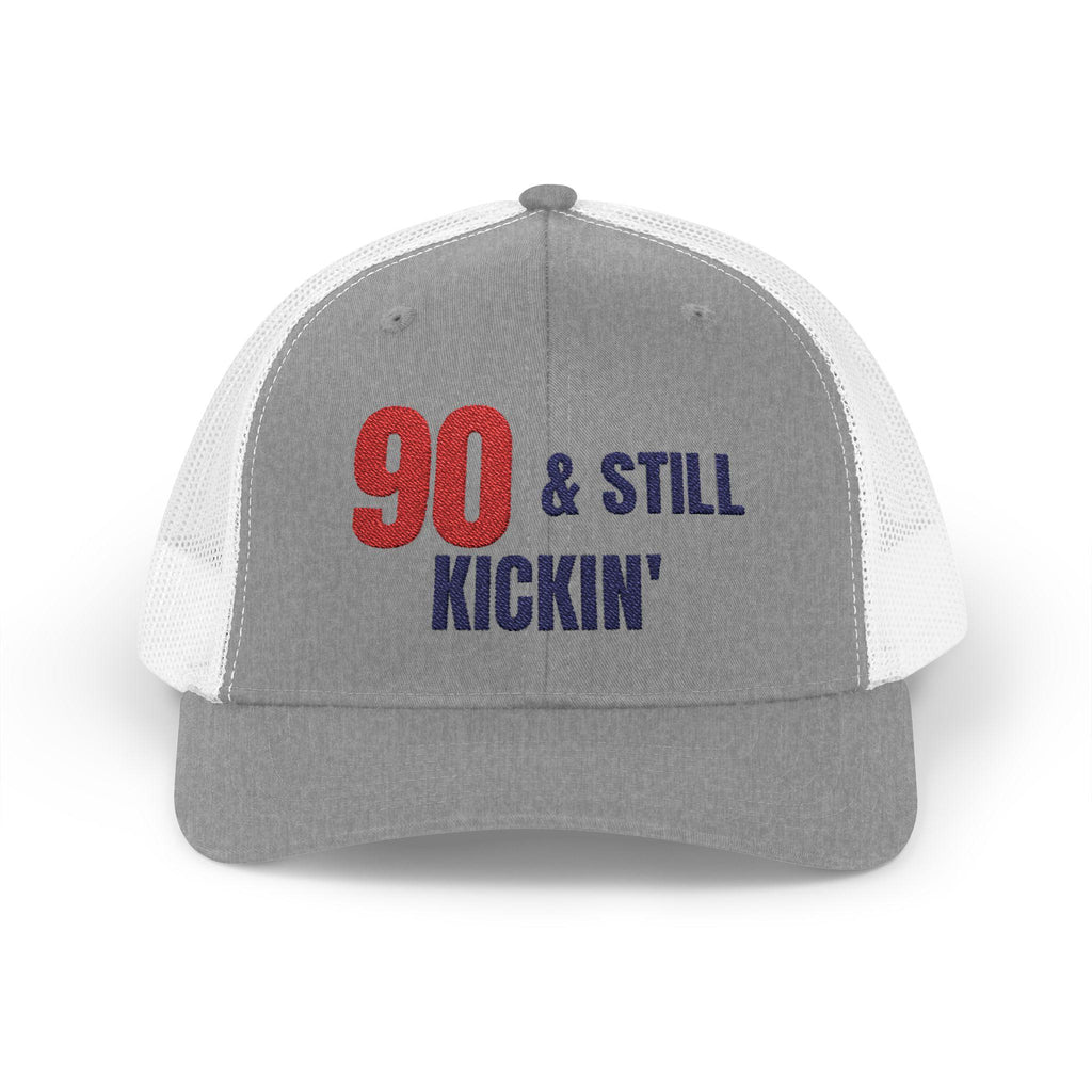 90 & Still Kickin' Snapback Trucker Cap | Birthday Celebration