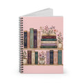 Floral Vintage Books Notebook | Spiral Ruled Journal