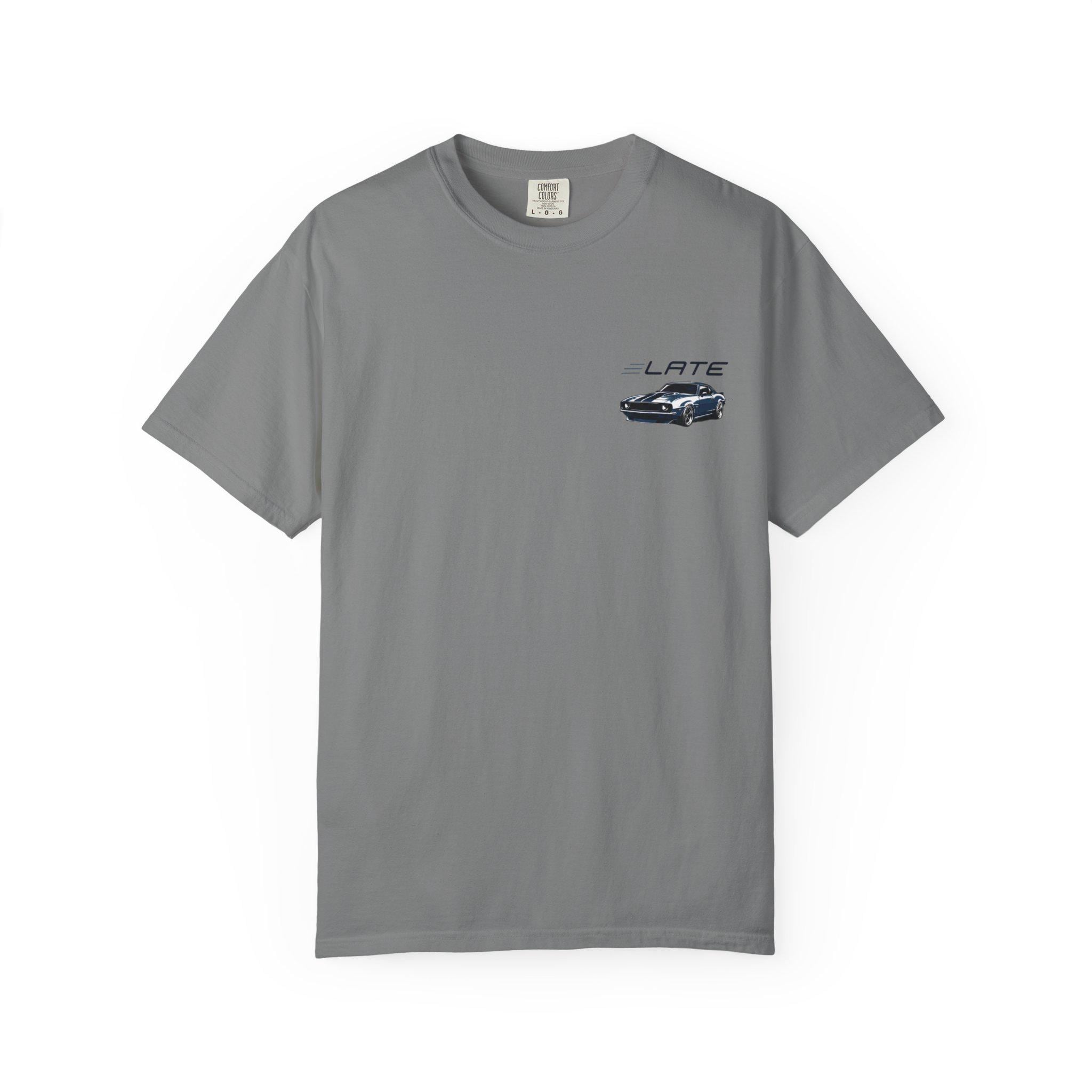 Vintage Muscle Car LATE T-Shirt | Retro Racing Tee