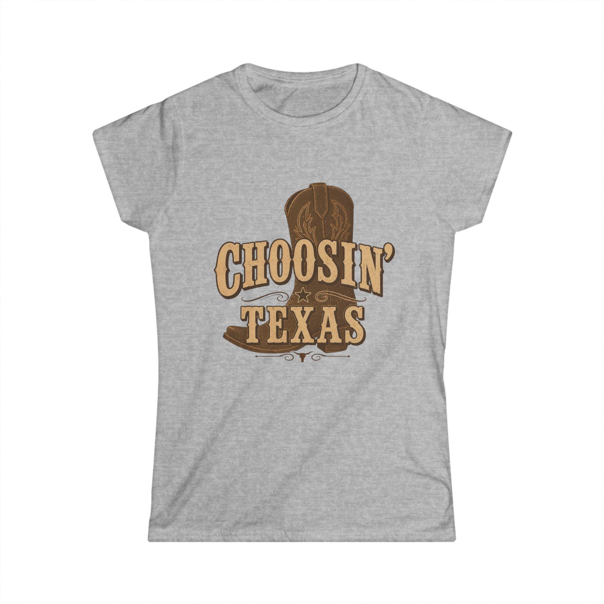 Choosin' Texas Cowboy Boot T-Shirt | Western Texas Pride
