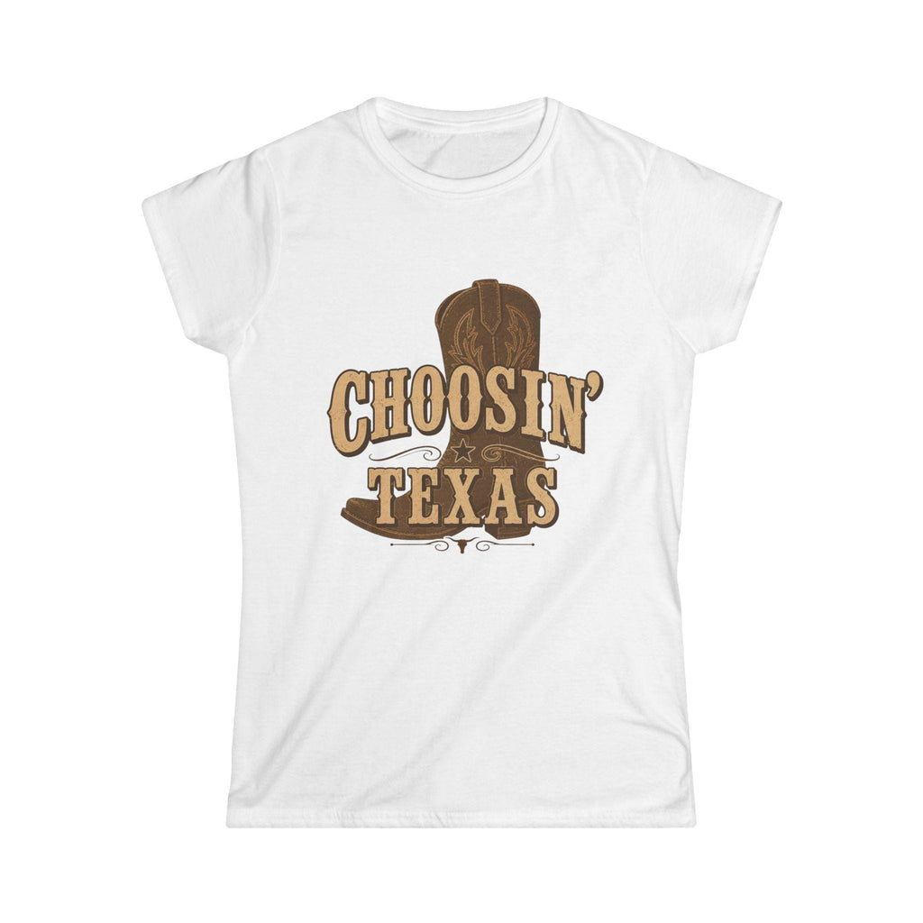 Choosin' Texas Cowboy Boot T-Shirt | Western Texas Pride