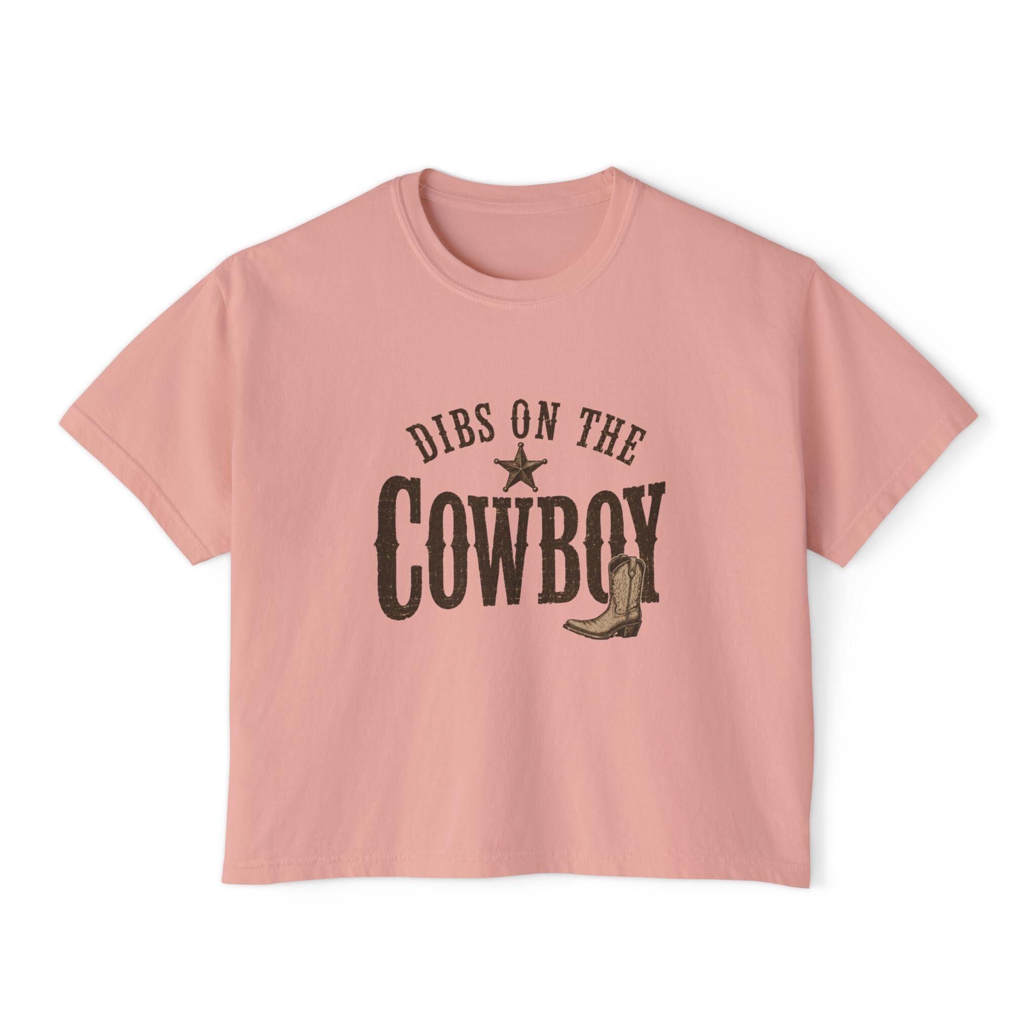 Dibs on the Cowboy Tee | Western boot graphic, star ranch style