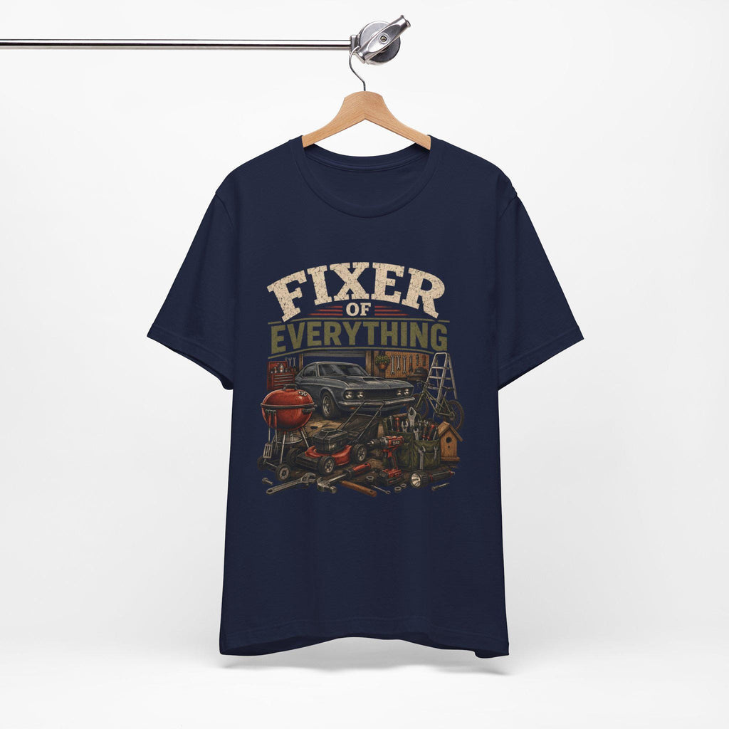 Fixer of Everything T-Shirt | Vintage Garage Tools Car Ladder Grill