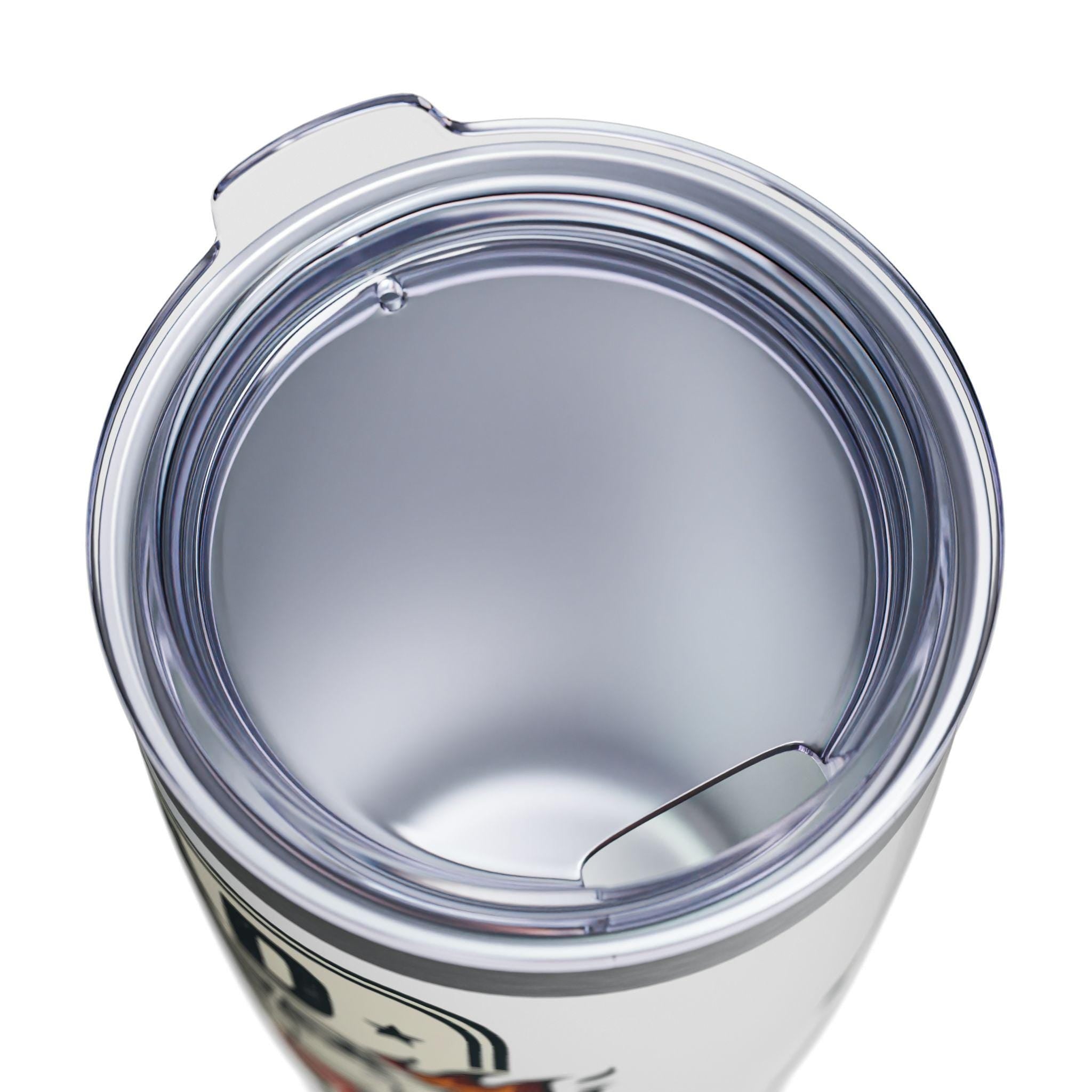 Dad Fuel Muscle Car Tumbler, 20oz Stainless Steel Travel Cup | Retro Car Graphic