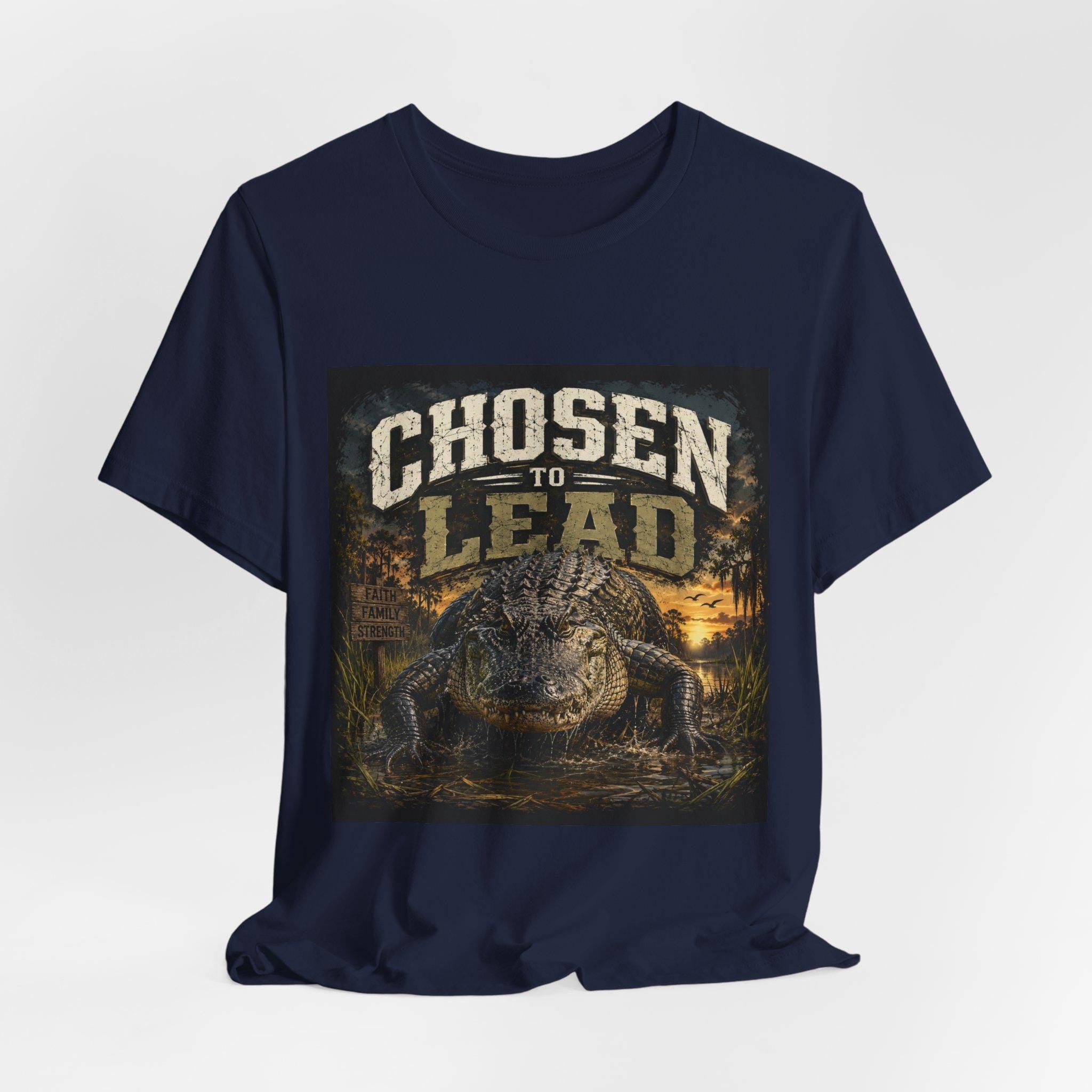 Chosen to Lead Gator Alligator T-Shirt | Swamp Wildlife Graphic Tee