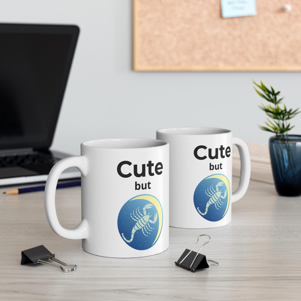 Scorpion Zodiac Mug | Astrology Scorpio Coffee Cup, Celestial Design