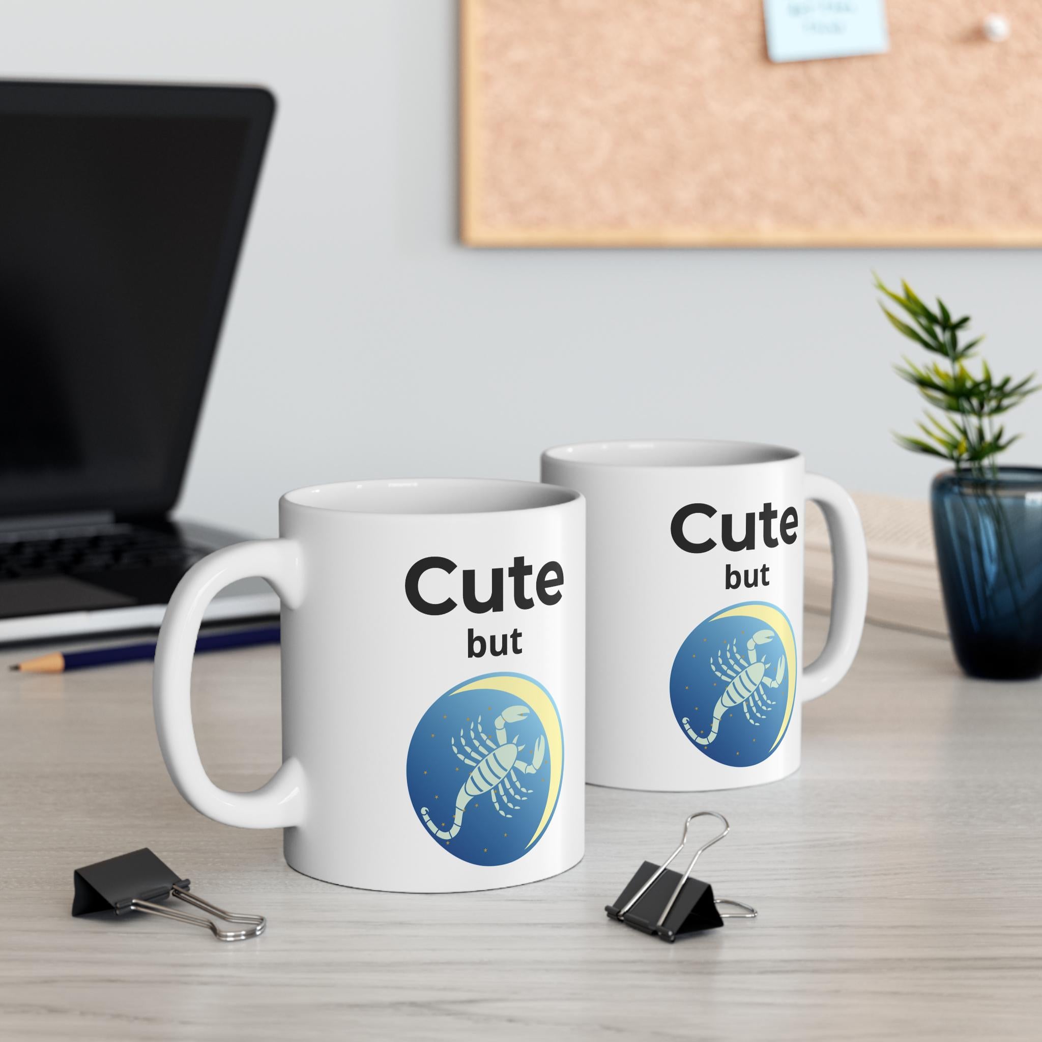 Scorpion Zodiac Mug | Astrology Scorpio Coffee Cup, Celestial Design