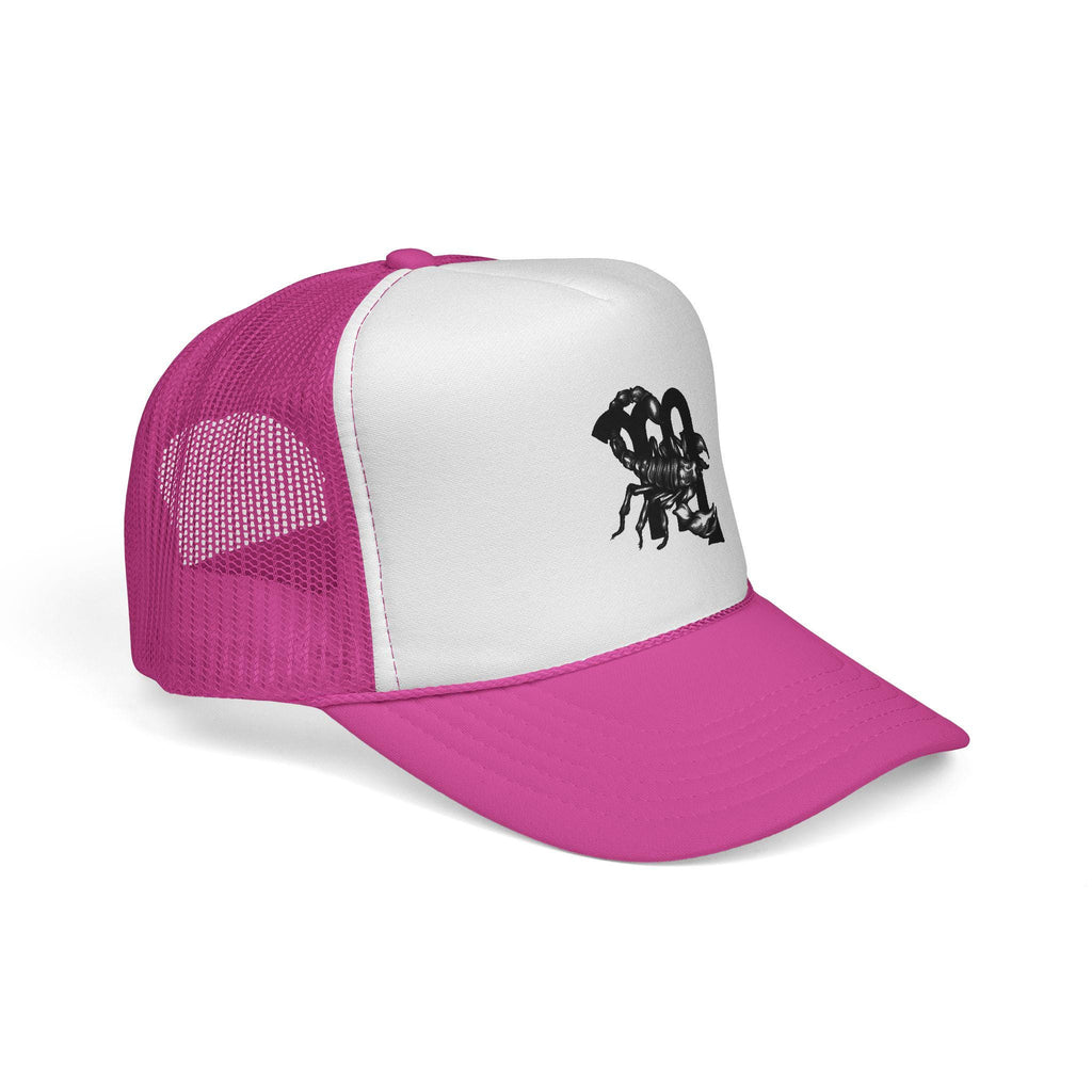 Scorpion Silhouette Trucker Cap | Black Mesh Snapback