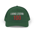 Living Legend 100 Snapback Trucker Cap | Embroidered Number Patch