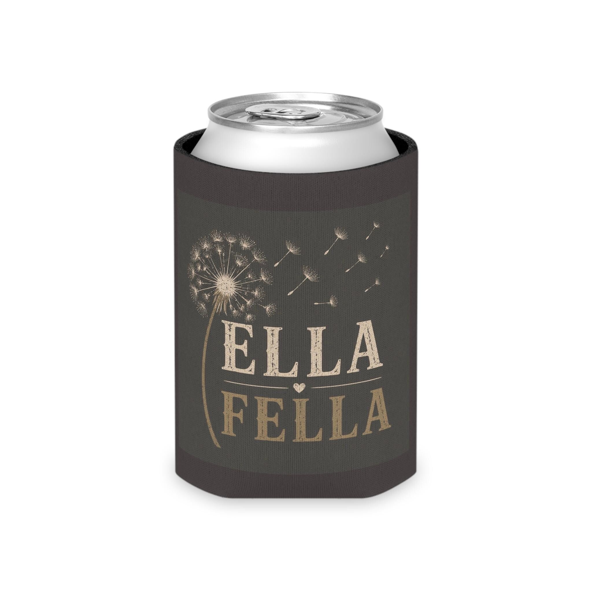 Ella Fella Dandelion Can Cooler | Floral Can Cooler, Beverage Sleeve