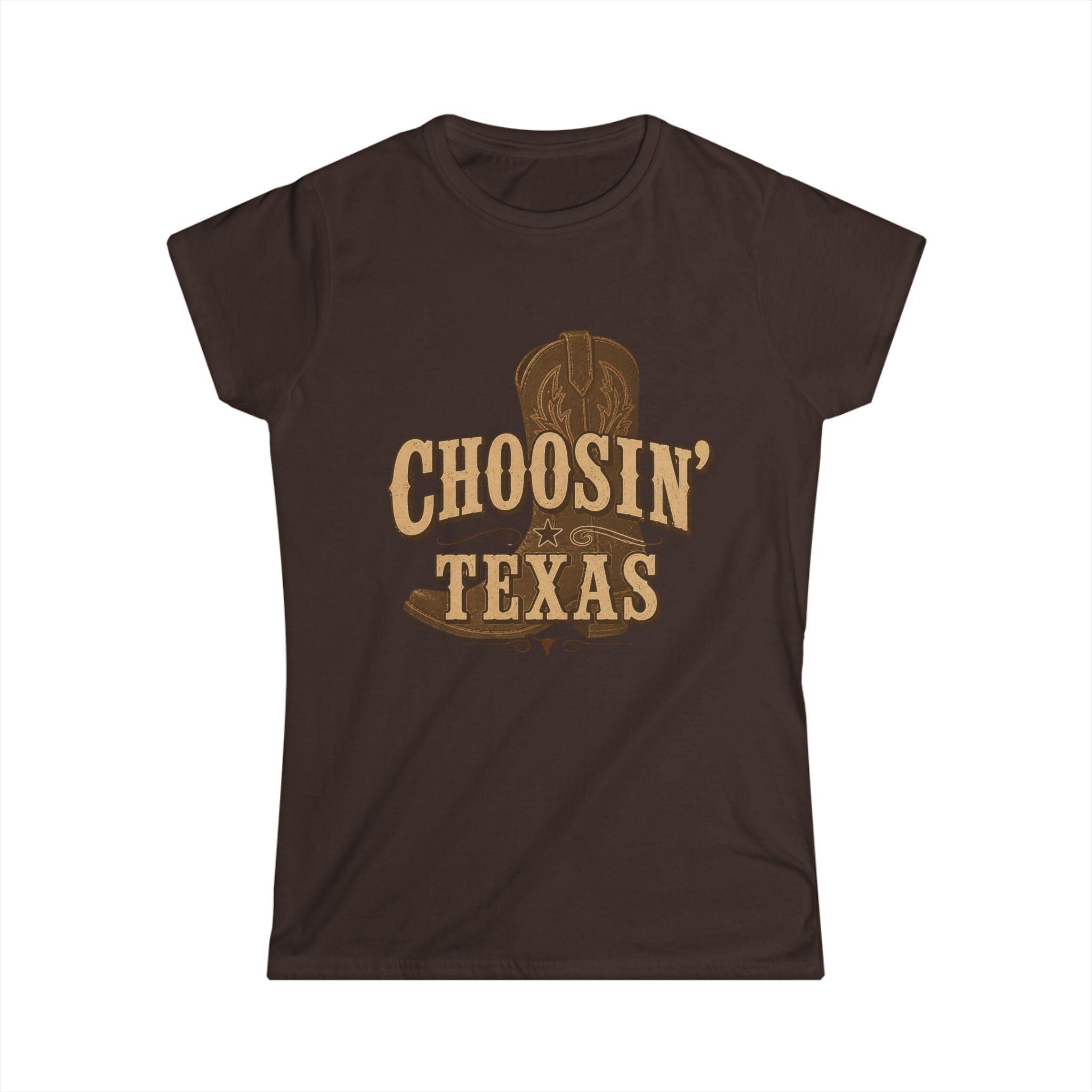 Choosin' Texas Cowboy Boot T-Shirt | Western Texas Pride