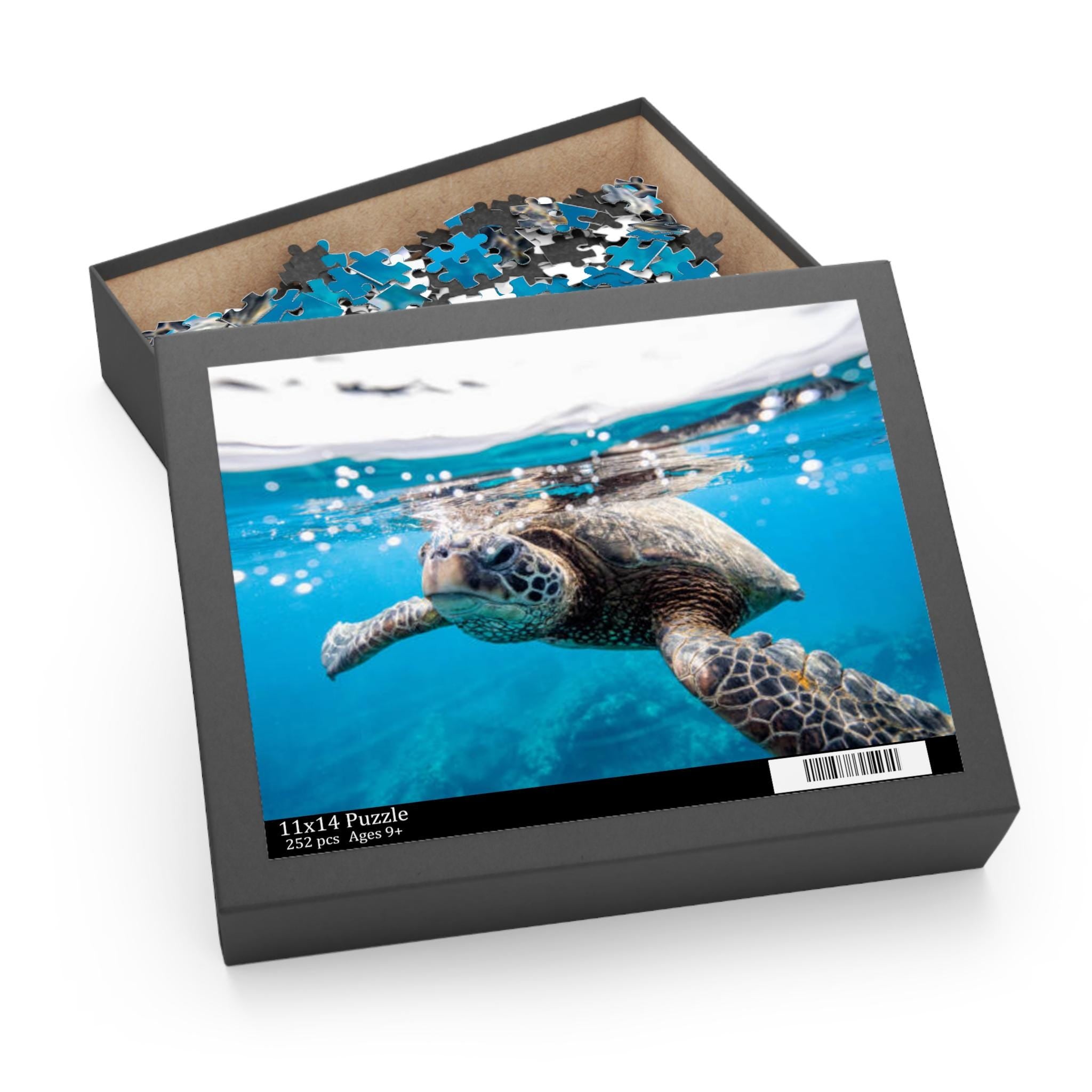 Sea Turtle Swimming Puzzle