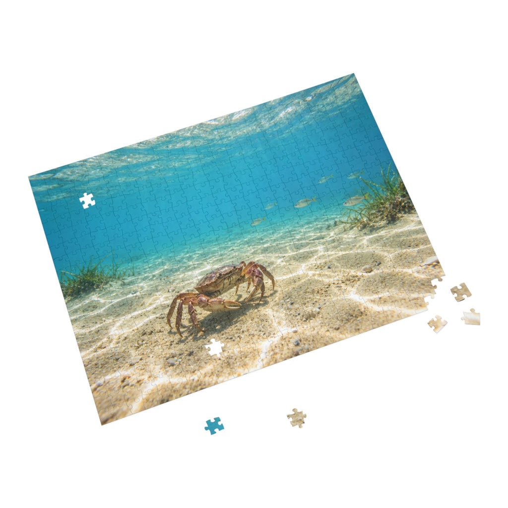 Crab on Seabed Puzzle 500-Piece | Ocean Underwater Scene 96-1000pc