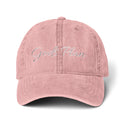 God's Plan Embroidered Baseball Cap, Christian Faith Hat, Pigment-Washed Twill Connie
