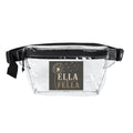 Ella Fella Transparent Fanny Pack, Clear Stadium Waist Bag