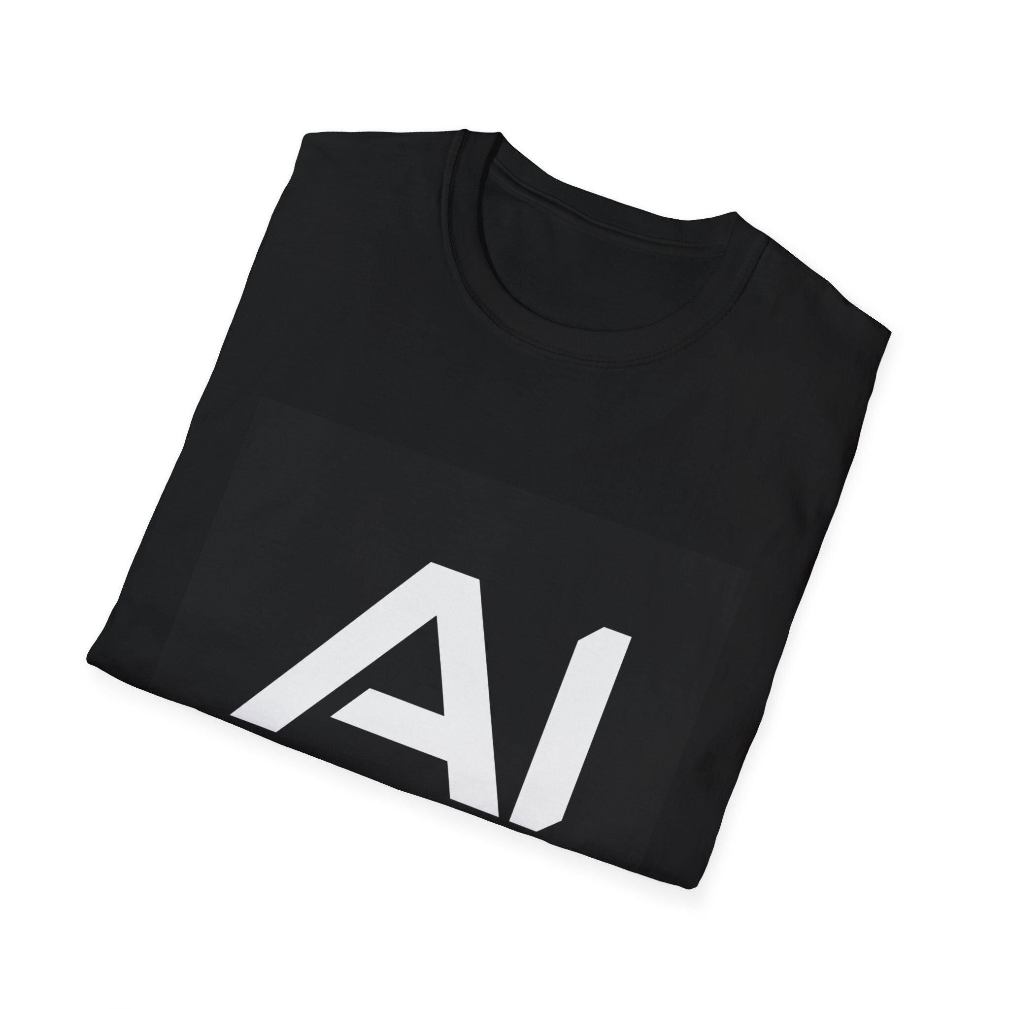 AI Anxiously Inventing T-Shirt | AI logo tech tee