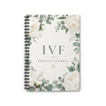 IVF Fertility Journal Spiral Notebook | Floral Eucalyptus Cover