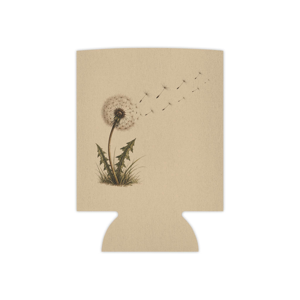Dandelion Can Cooler, Dandelion Gift, Dandelion Lovers, Koozie, Floral Nature Drink Insulator