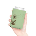 Dandelion Can Cooler, Dandelion Gift, Dandelion Lovers, Koozie, Floral Seed Puff Drink Sleeve