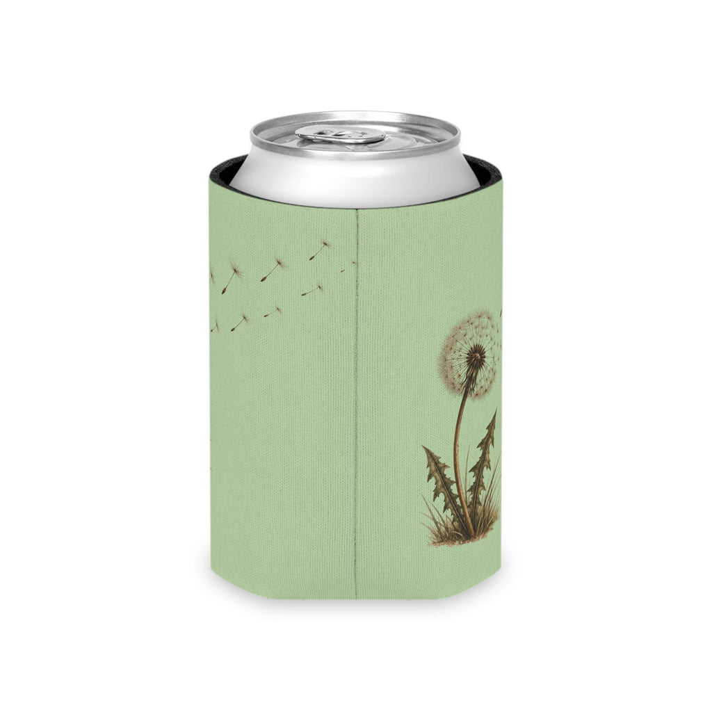 Dandelion Can Cooler, Dandelion Gift, Dandelion Lovers, Koozie, Floral Seed Puff Drink Sleeve