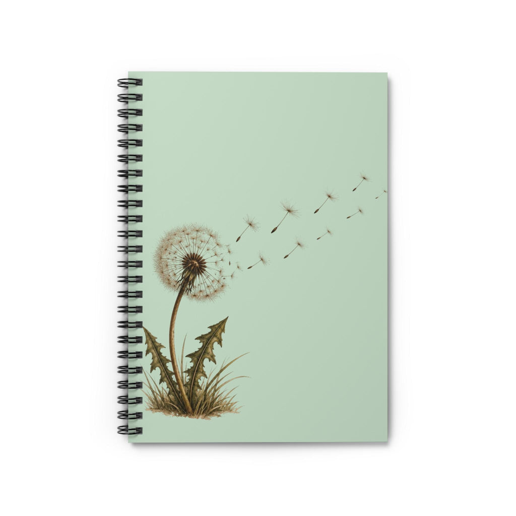 Dandelion Notebook, Dandelion Lovers, Dandelion Journal, Dandelion Gift, Unique Gift, Personalized Gift