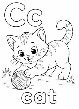 Animals of the Land and Sea from A to Z Coloring Book for Kids
