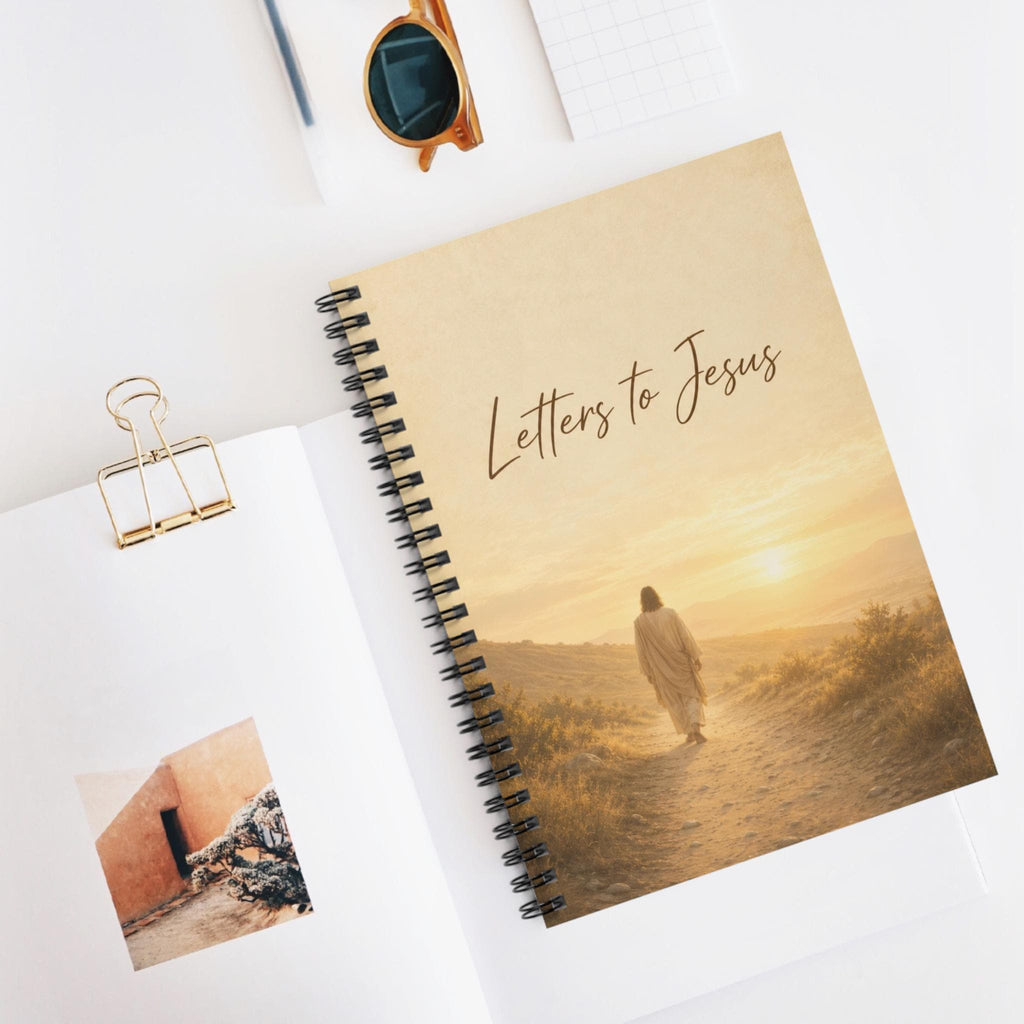 Letters to Jesus Notebook, Christian Devotional Journal, Sunrise Path Cover