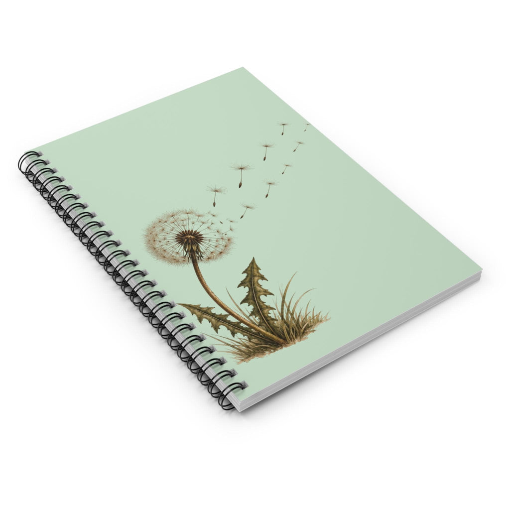 Dandelion Notebook, Dandelion Lovers, Dandelion Journal, Dandelion Gift, Unique Gift, Personalized Gift