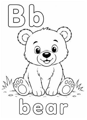 Animals of the Land and Sea from A to Z Coloring Book for Kids