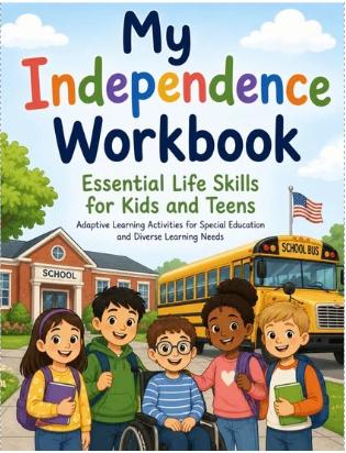 My Independence Workbook | 45 Functional Life Skills Activities for Special Education & Diverse Learners
