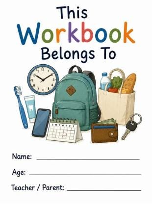 My Independence Workbook | 45 Functional Life Skills Activities for Special Education & Diverse Learners