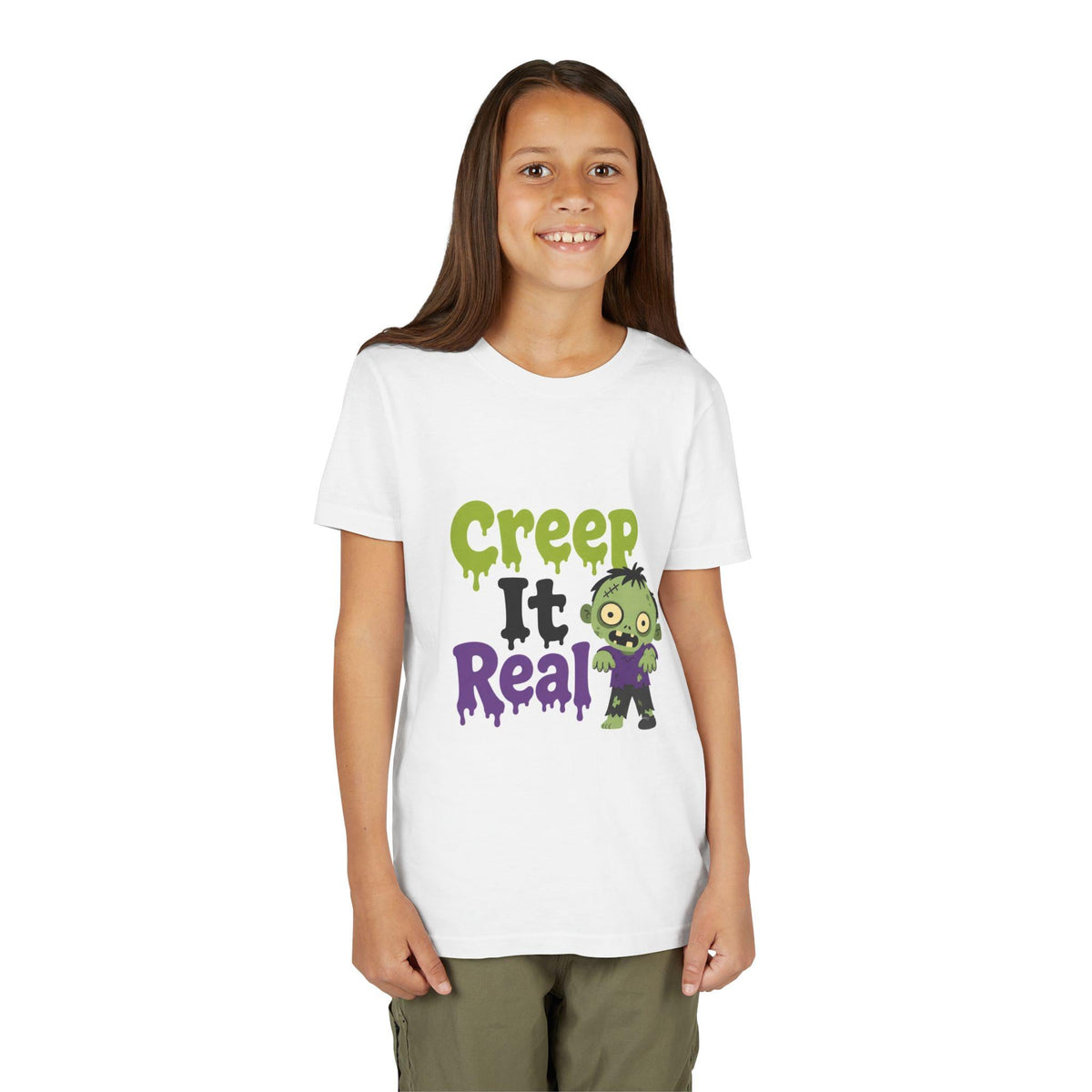 Creep It Real Zombie Youth Tee | Halloween Kids Shirt