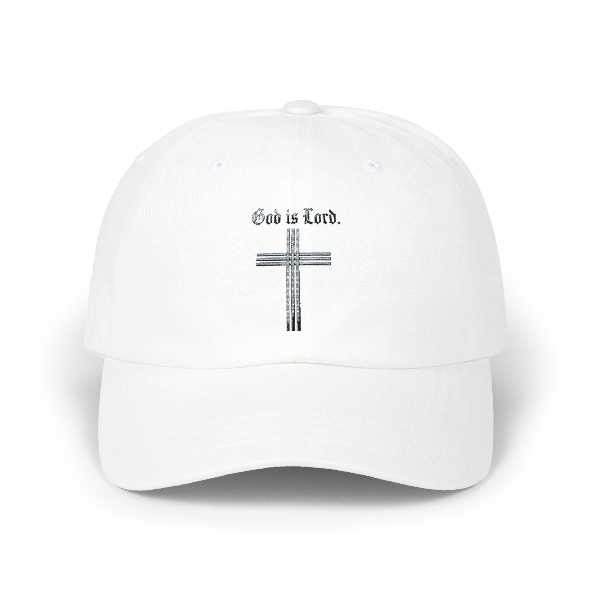 God Is Lord cross embroidery Dad Cap | Christian baseball hat, Christian Gift, Faith Hat