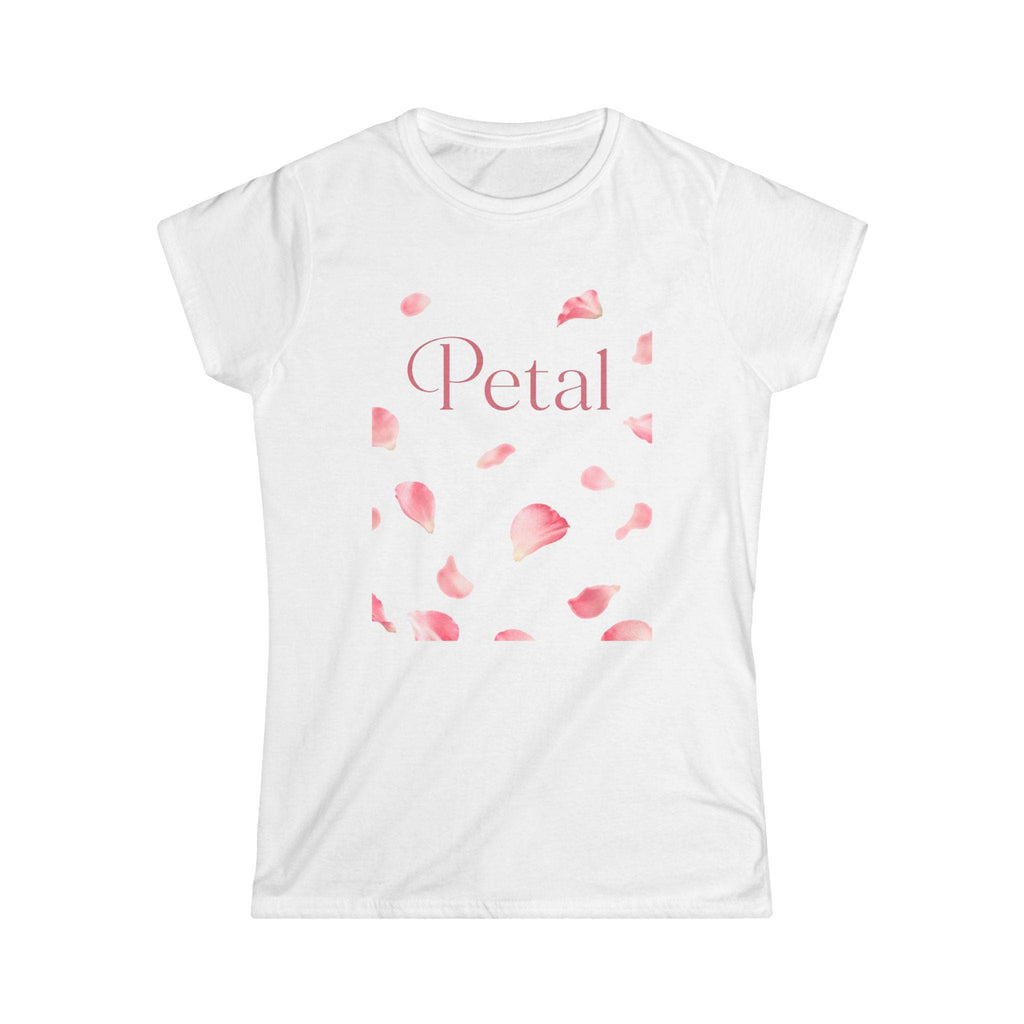 Petal Woman's Tee, Woman's Fitted Tee, Music Inspired Tee