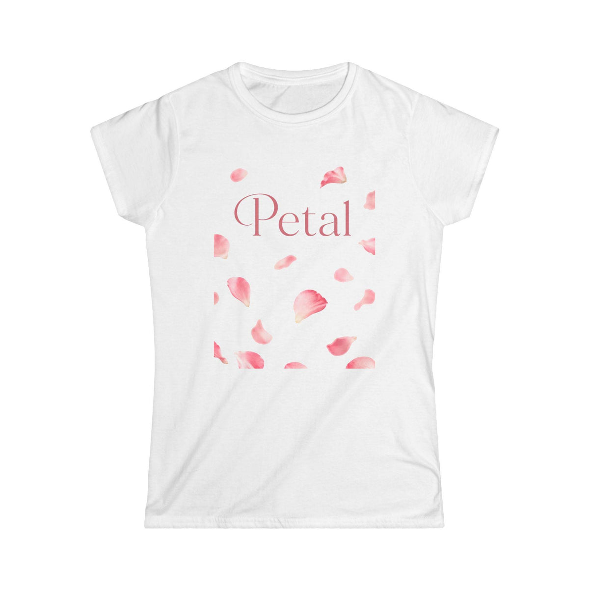 Petal Graphic Tee, Women's Soft Cotton Music Inspired Shirt
