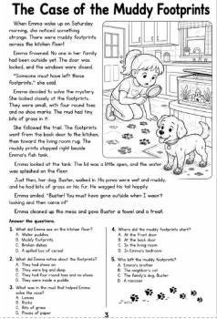 Second Grade Reading Comprehension Passages & Questions 52 Page Fiction and Nonfiction Printable Workbook