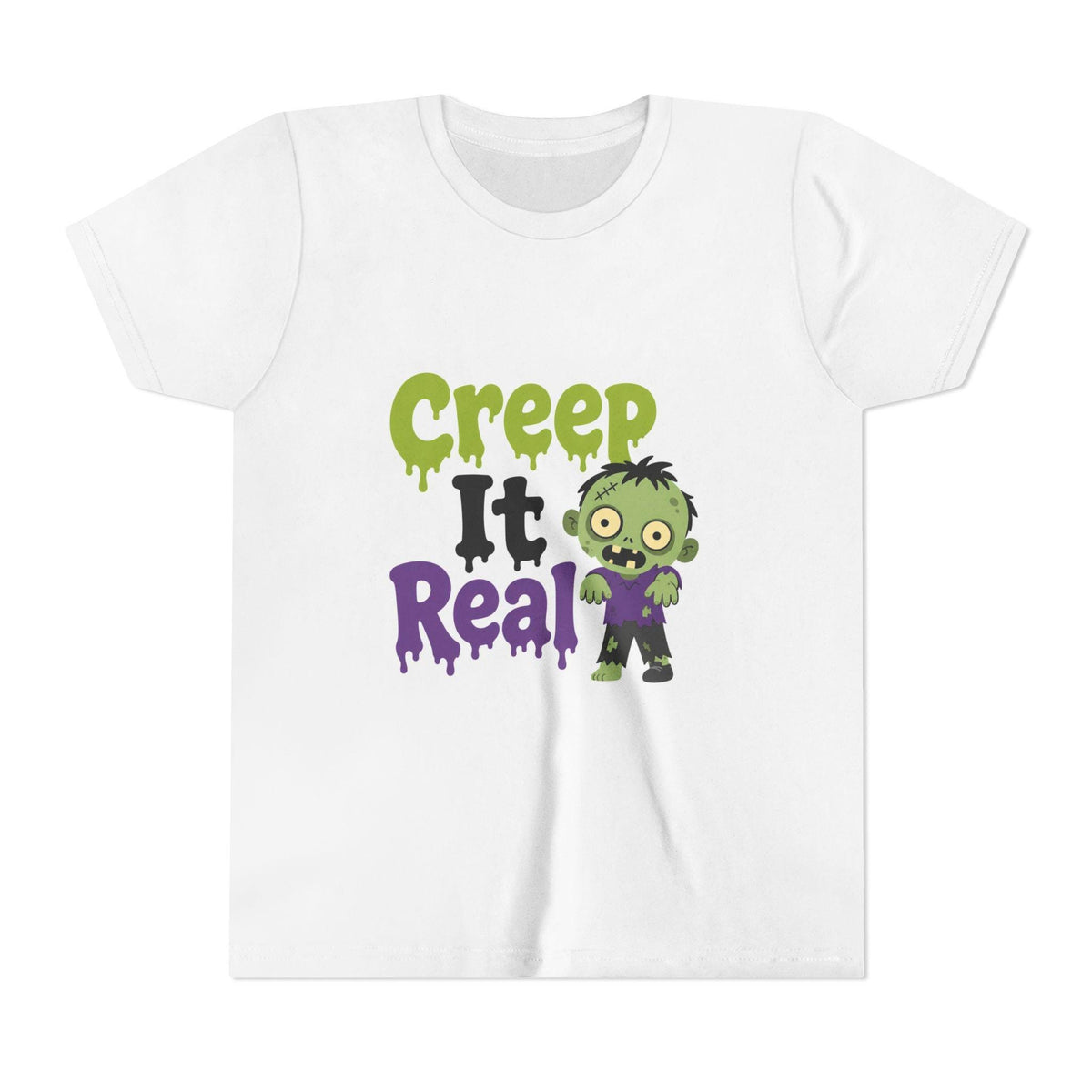 Creep It Real Zombie Youth Tee | Halloween Kids Shirt